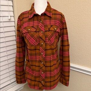 Duluth Trading Co Folklore Flannel Women's Small